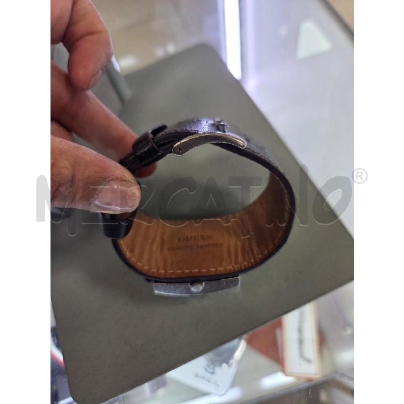 OROLOGIO DA POLSO GUESS CINTURO MARRONE PELLE LARGO  | Mercatino dell'Usato L'aquila - loc. vetoio 2