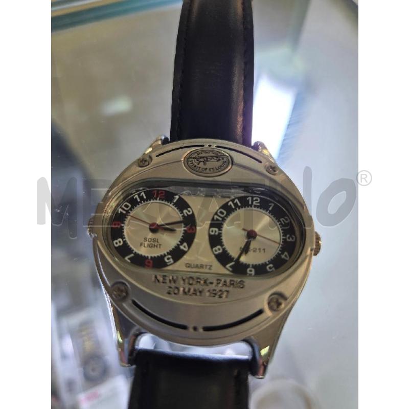 OROLOGIO DA POLSO NEW YORK PARIS  DUAL TIME   | Mercatino dell'Usato L'aquila - loc. vetoio 1