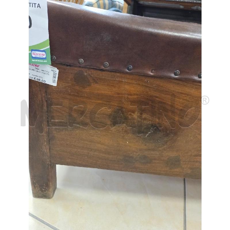 PANCA VECCHIA IMBOTTITA | Mercatino dell'Usato L'aquila - loc. vetoio 2