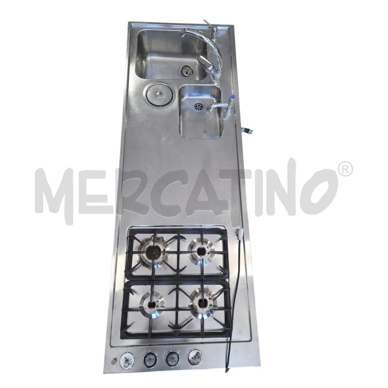 PIANO INOX PER CUCINA | Mercatino dell'Usato L'aquila - loc. vetoio 1