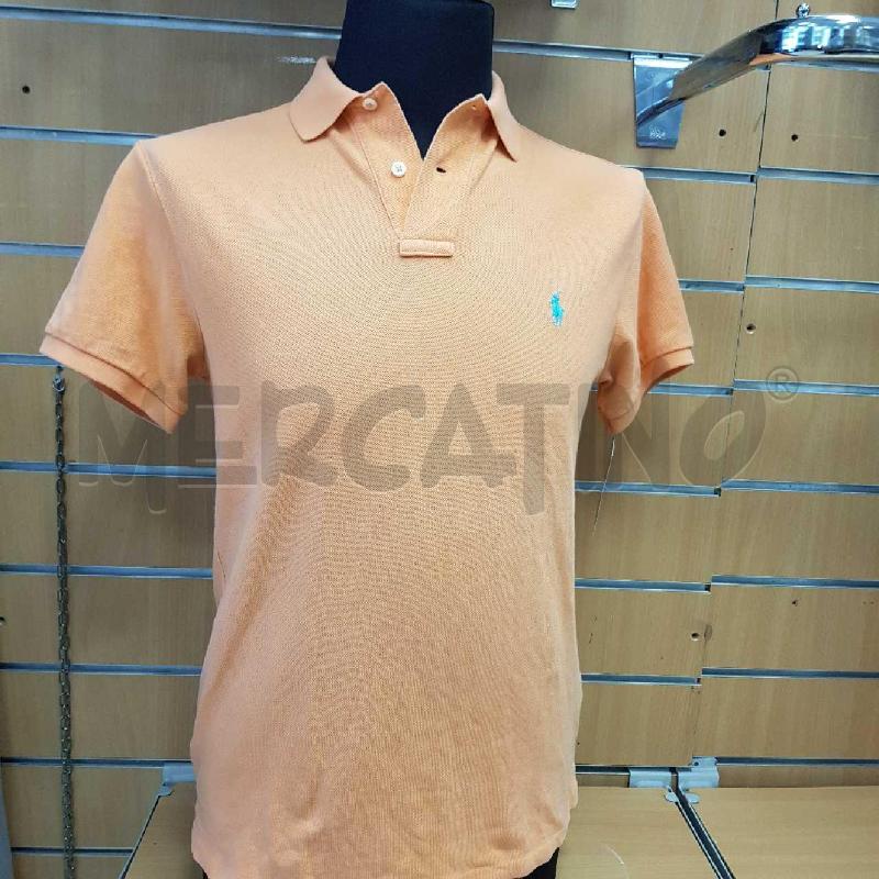 POLO UOMO RALPH  LAUREN ARANCIO  LOGO CEELSTE   | Mercatino dell'Usato L'aquila - loc. vetoio 1