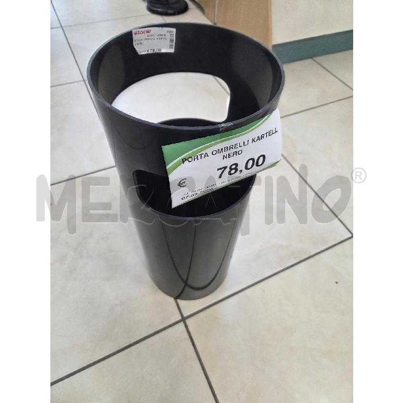 PORTA OMBRELLI KARTELL NERO | Mercatino dell'Usato L'aquila - loc. vetoio 1