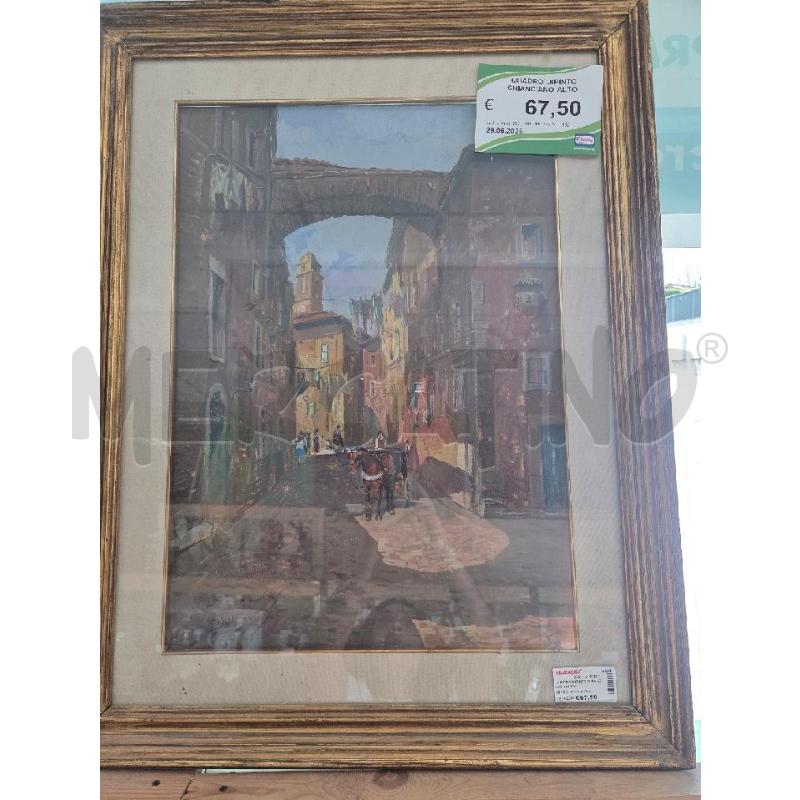 QUADRO DIPINTO CHIANCIANO ALTO | Mercatino dell'Usato L'aquila - loc. vetoio 1