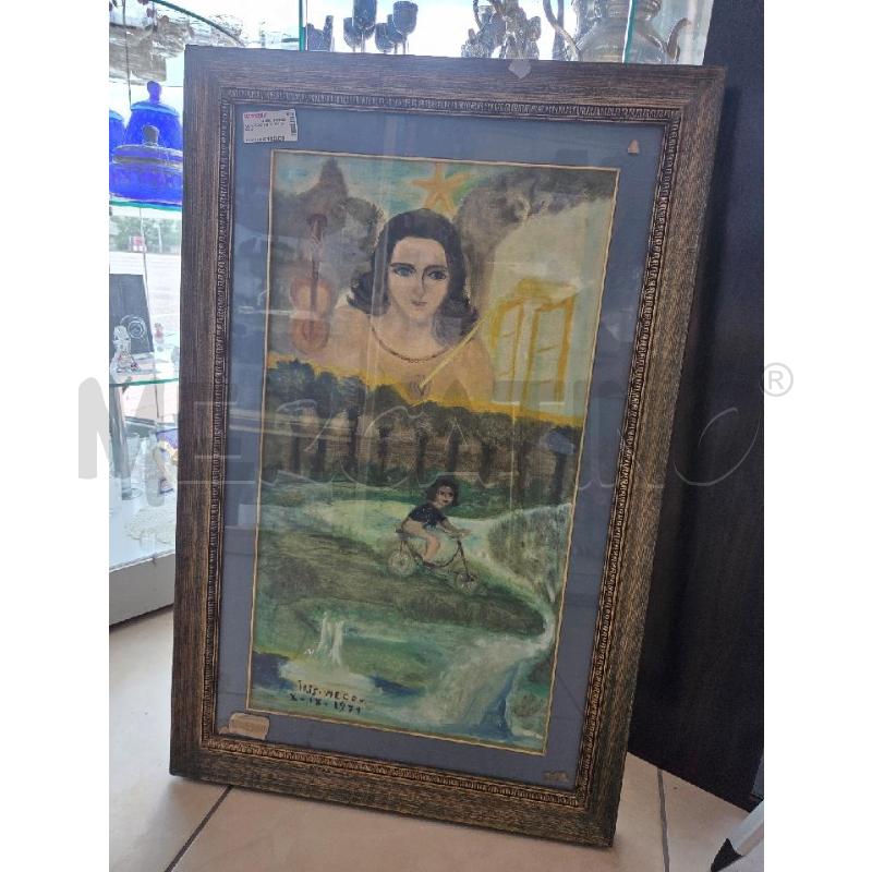 QUADRO DIPINTO IRIS-MECO | Mercatino dell'Usato L'aquila - loc. vetoio 1