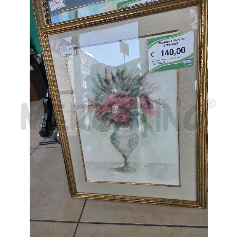 QUADRO FIRMA DE BERNARDI | Mercatino dell'Usato L'aquila - loc. vetoio 2