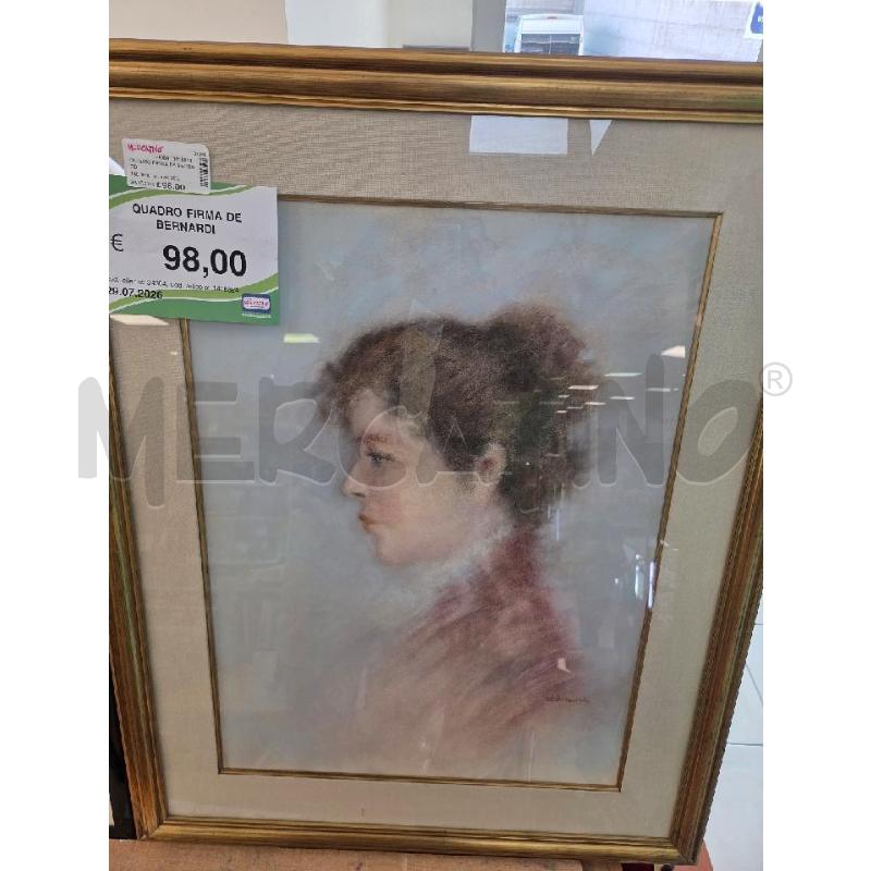 QUADRO FIRMA DE BERNARDI | Mercatino dell'Usato L'aquila - loc. vetoio 4