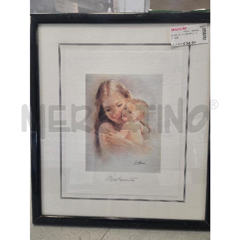 QUADRO MATERNITA' R. BLANC | Mercatino dell'Usato L'aquila - loc. vetoio 1