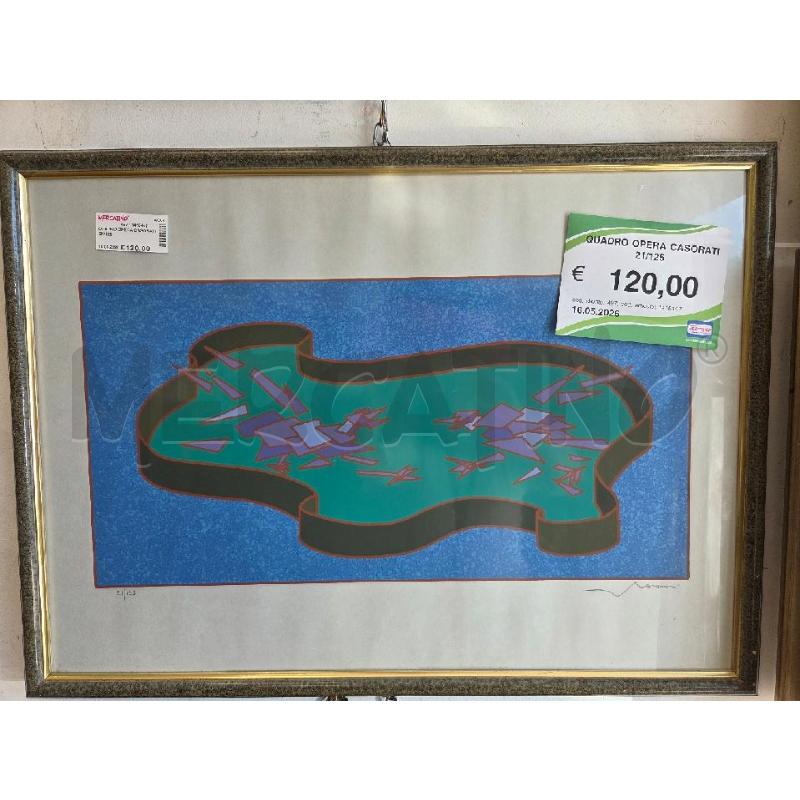 QUADRO OPERA CASORATI 21/125 | Mercatino dell'Usato L'aquila - loc. vetoio 1