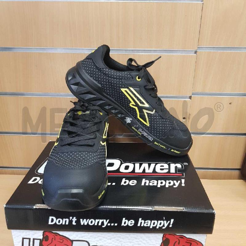 SCARPE ANTINFORTUNISTICHE U POWER NERE 44  | Mercatino dell'Usato L'aquila - loc. vetoio 2