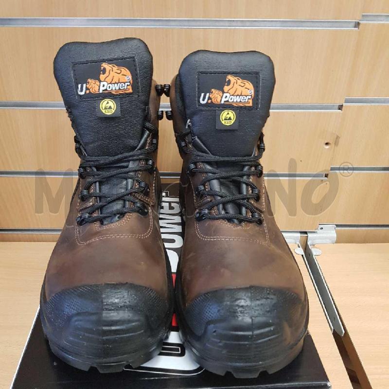 SCARPE ANTINFORTUNISTICHE  44  U POWER MARRONI  | Mercatino dell'Usato L'aquila - loc. vetoio 1