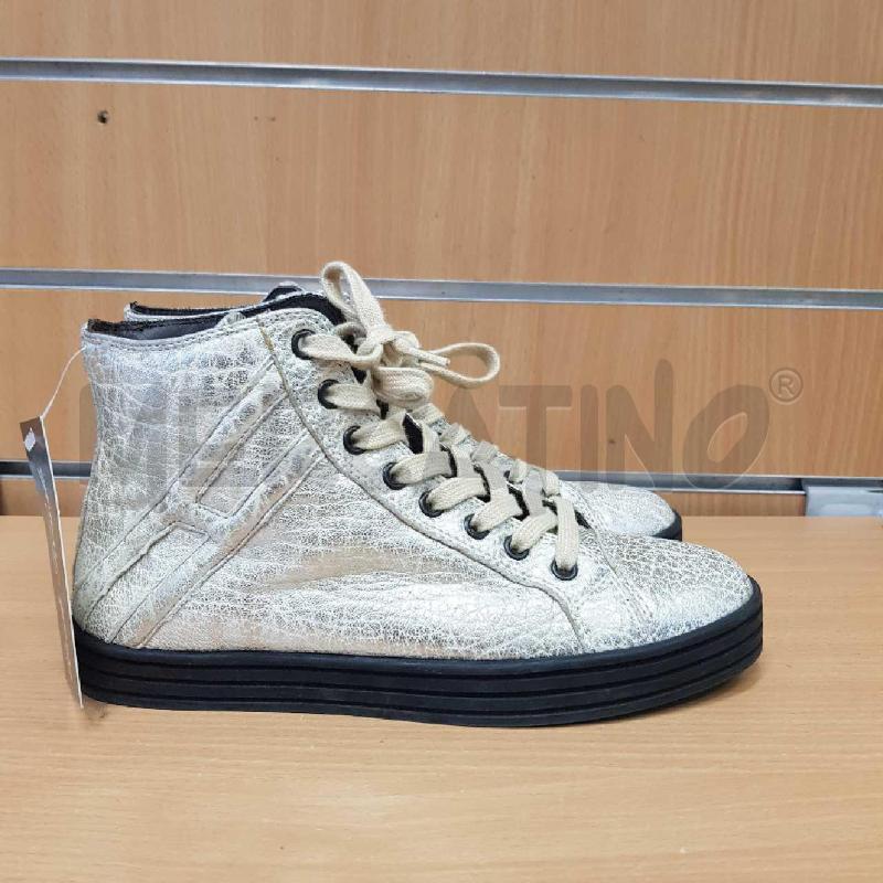 SCARPE DONNA HOGAN REBEL DORATE   | Mercatino dell'Usato L'aquila - loc. vetoio 2