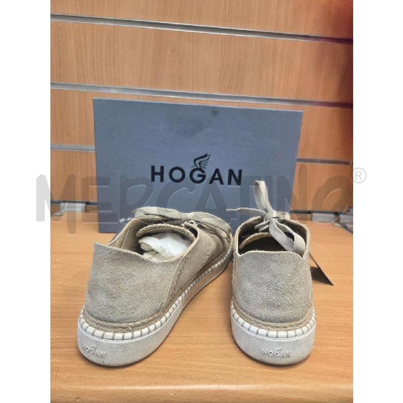 SCARPE DONNA HOGAN SCAMOSCIATE LOGO H  | Mercatino dell'Usato L'aquila - loc. vetoio 2