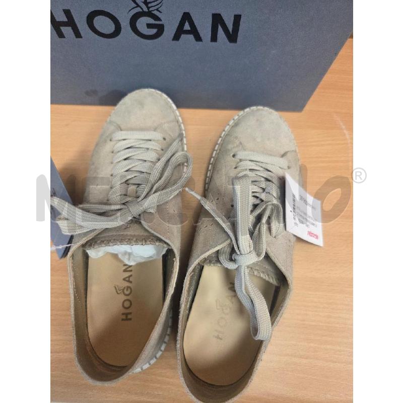 SCARPE DONNA HOGAN SCAMOSCIATE LOGO H  | Mercatino dell'Usato L'aquila - loc. vetoio 3