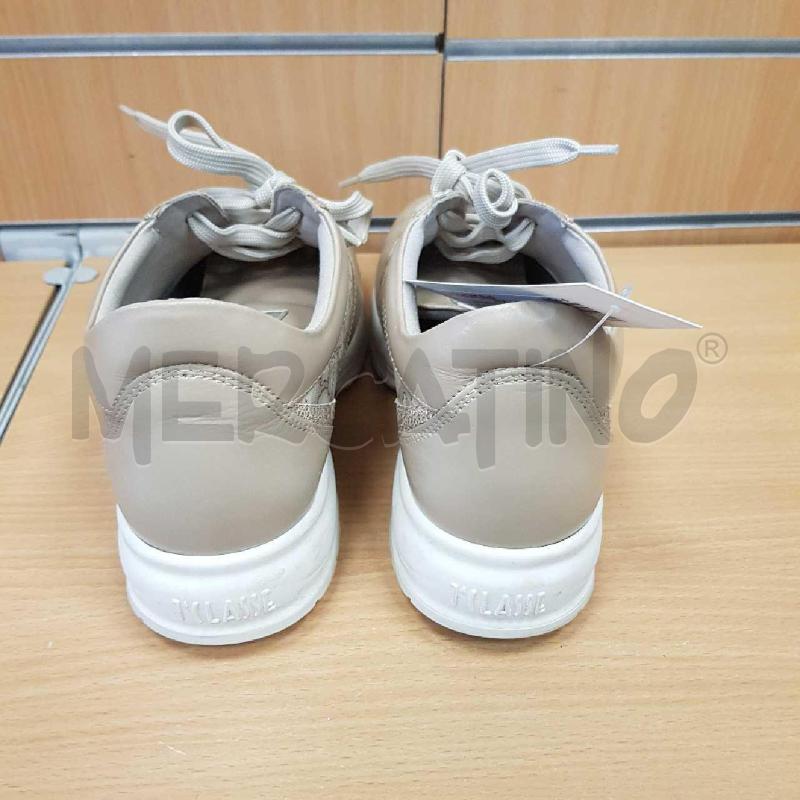 SCARPE DONNA PRIMA CLASSE BEIGE E STAMPA GEO  | Mercatino dell'Usato L'aquila - loc. vetoio 3