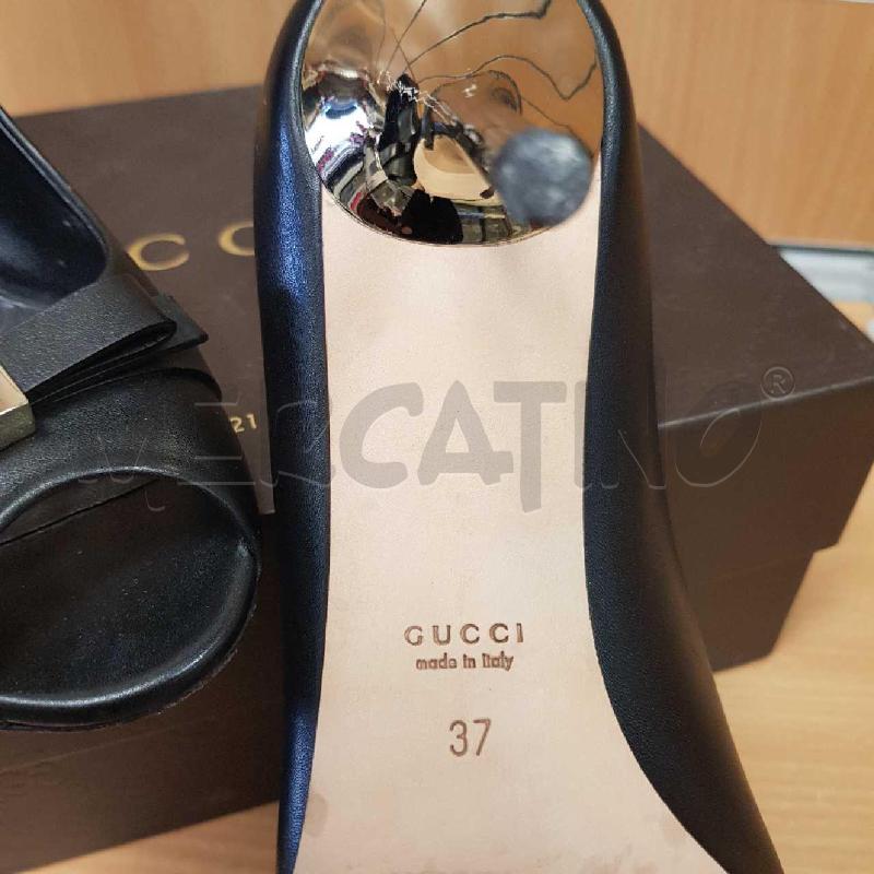 SCARPE DONNA TACCHI GUCCI OPEN TOE FIOCCHETTO | Mercatino dell'Usato L'aquila - loc. vetoio 2