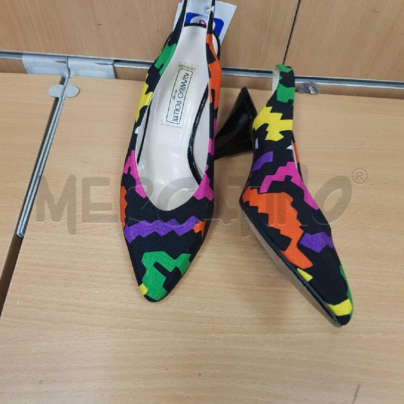 SCARPE TACCHI ARMANDO POLLINI  COLORATE   | Mercatino dell'Usato L'aquila - loc. vetoio 3