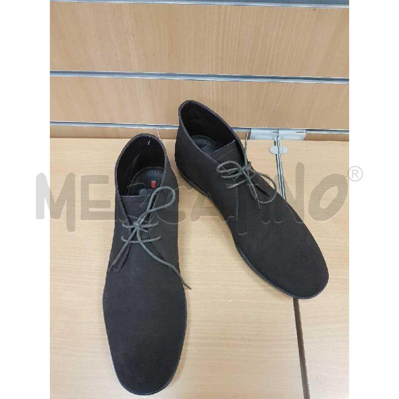 SCARPE UOMO PRADA STRINGHATE MARRONI SCAMOSCIATO  | Mercatino dell'Usato L'aquila - loc. vetoio 1