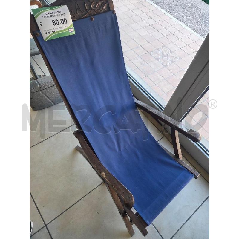 SDRAIO EPOCA LEGNO/TESSUTO BLU | Mercatino dell'Usato L'aquila - loc. vetoio 1