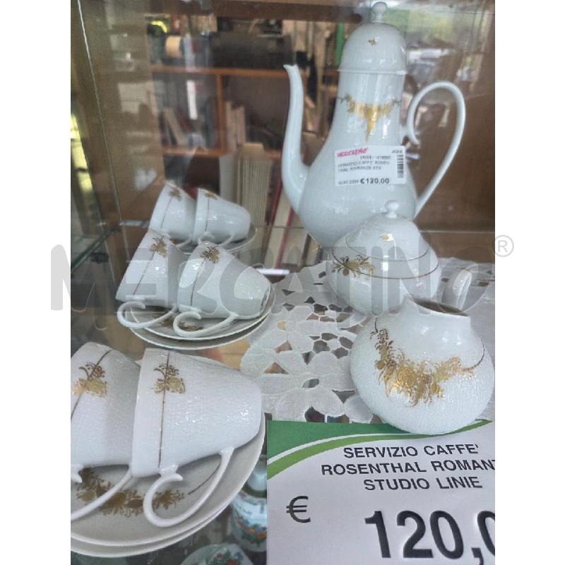 SERVIZIO CAFFE' ROSENTHAL ROMANZE STUDIO LINIE | Mercatino dell'Usato L'aquila - loc. vetoio 1