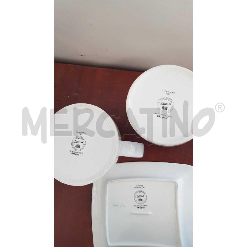 SET TEIERE PICASSO + PIATTINO | Mercatino dell'Usato L'aquila - loc. vetoio 4