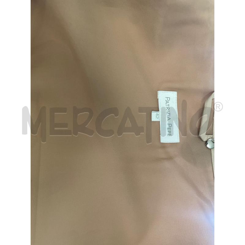 SPOLVERINO DONNA PATRIZIA PEPE CON INSERTI FIORI E BRILLANTINI  | Mercatino dell'Usato L'aquila - loc. vetoio 5