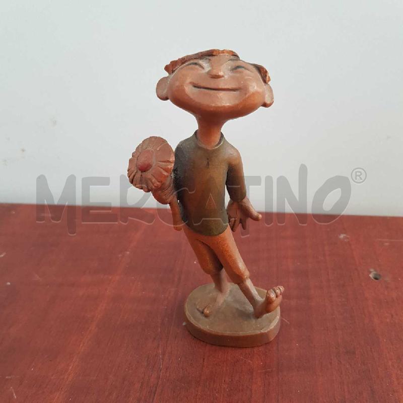 STATUINA ANRI SIEGFRIED LEGNO | Mercatino dell'Usato L'aquila - loc. vetoio 1