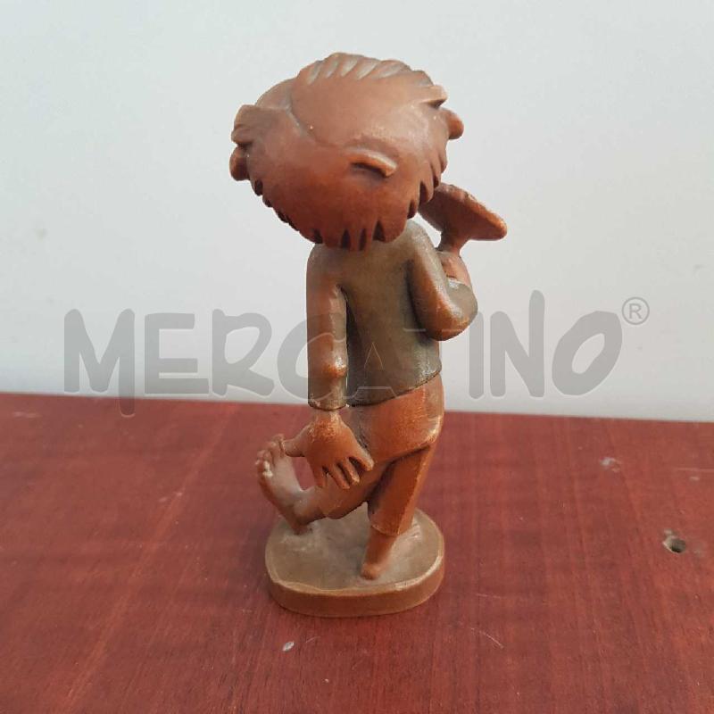 STATUINA ANRI SIEGFRIED LEGNO | Mercatino dell'Usato L'aquila - loc. vetoio 2