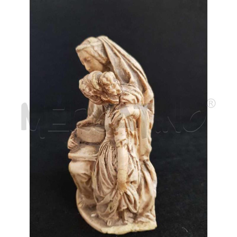 STATUINA DAMA E FANCIULLA | Mercatino dell'Usato L'aquila - loc. vetoio 4