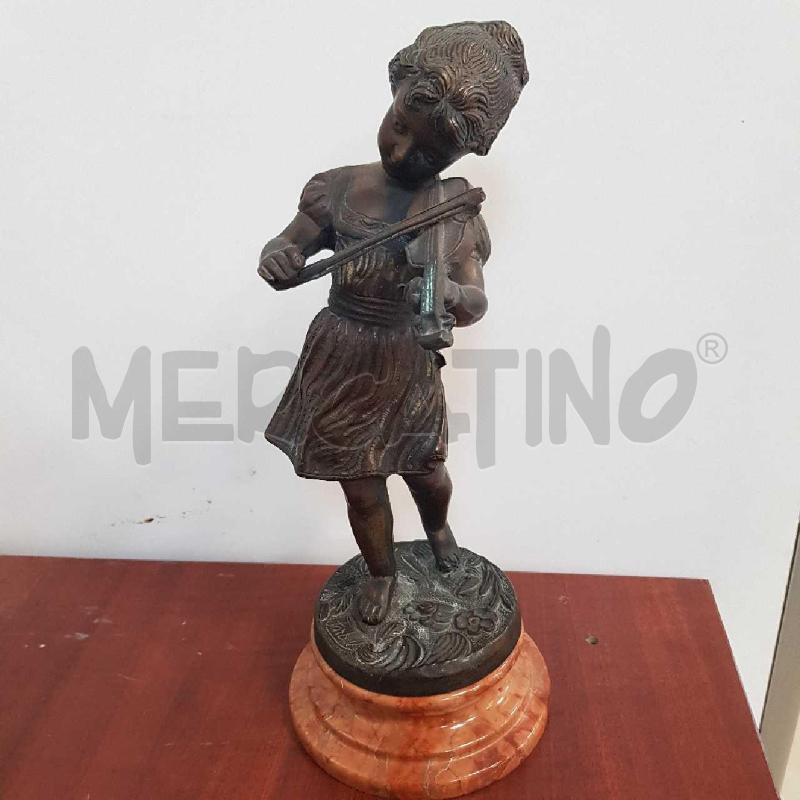 STATUINA FANCIULLA BRONZO | Mercatino dell'Usato L'aquila - loc. vetoio 1