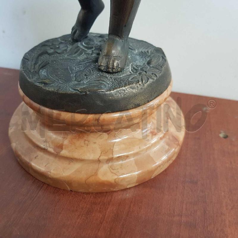 STATUINA FANCIULLO BRONZO | Mercatino dell'Usato L'aquila - loc. vetoio 3