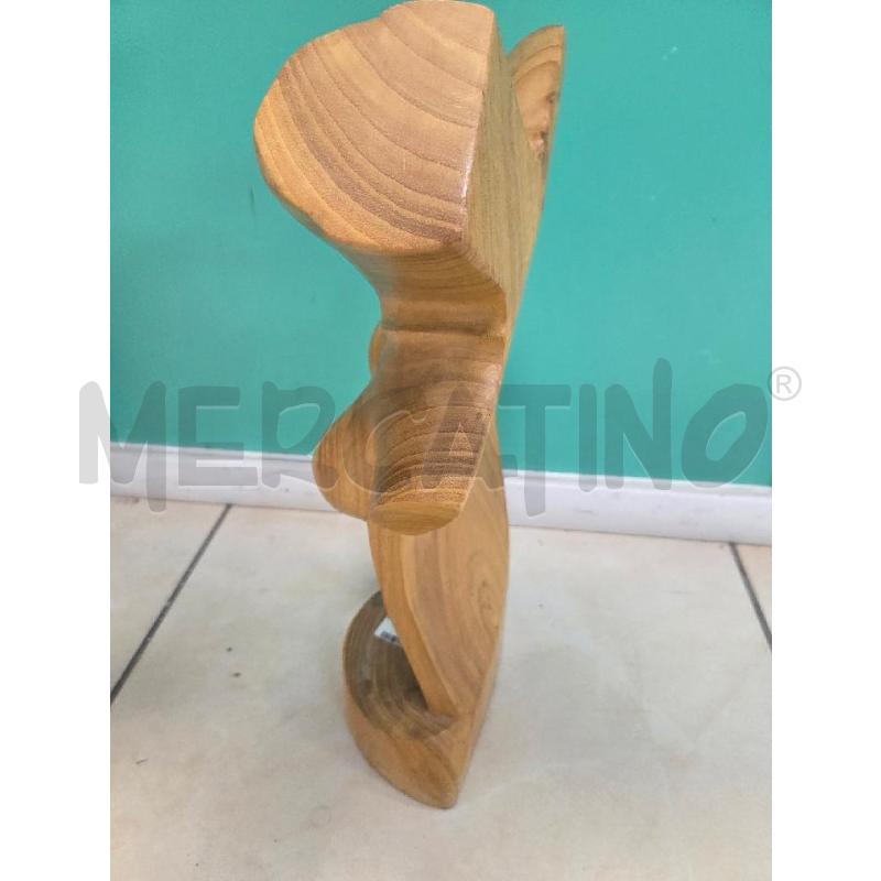 STATUINA LEGNO BUSTO DONNA | Mercatino dell'Usato L'aquila - loc. vetoio 2