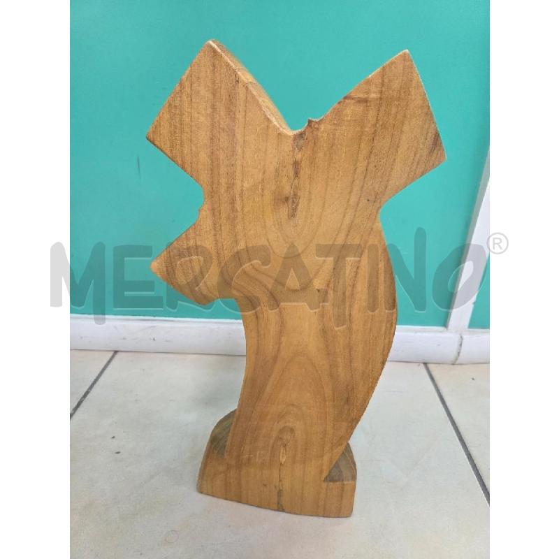 STATUINA LEGNO BUSTO DONNA | Mercatino dell'Usato L'aquila - loc. vetoio 3