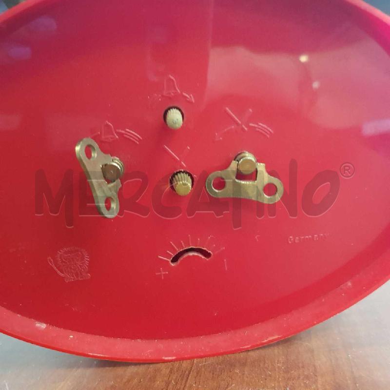 SVEGLIA MECCANICA OVALE ROSSA | Mercatino dell'Usato L'aquila - loc. vetoio 5