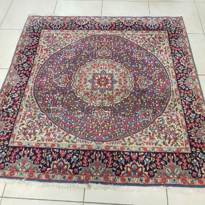 TAPPETO  KERMAN   IRANIANO 200*195 ROSONE   | Mercatino dell'Usato L'aquila - loc. vetoio 1