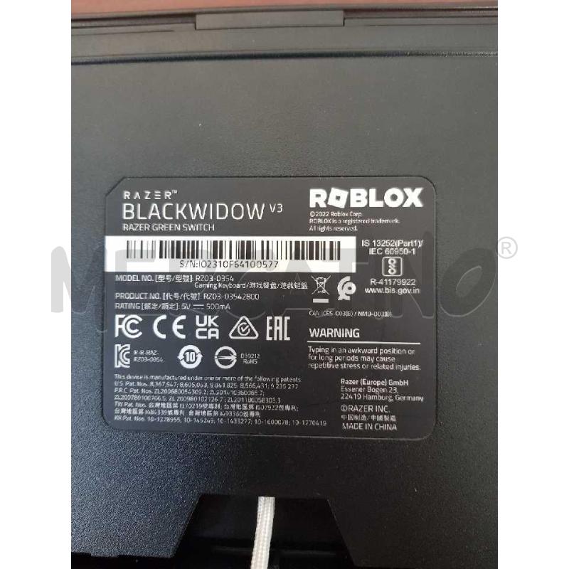 TASTIERA COMPUTER ROBLOX BLACK WINDOW | Mercatino dell'Usato L'aquila - loc. vetoio 3