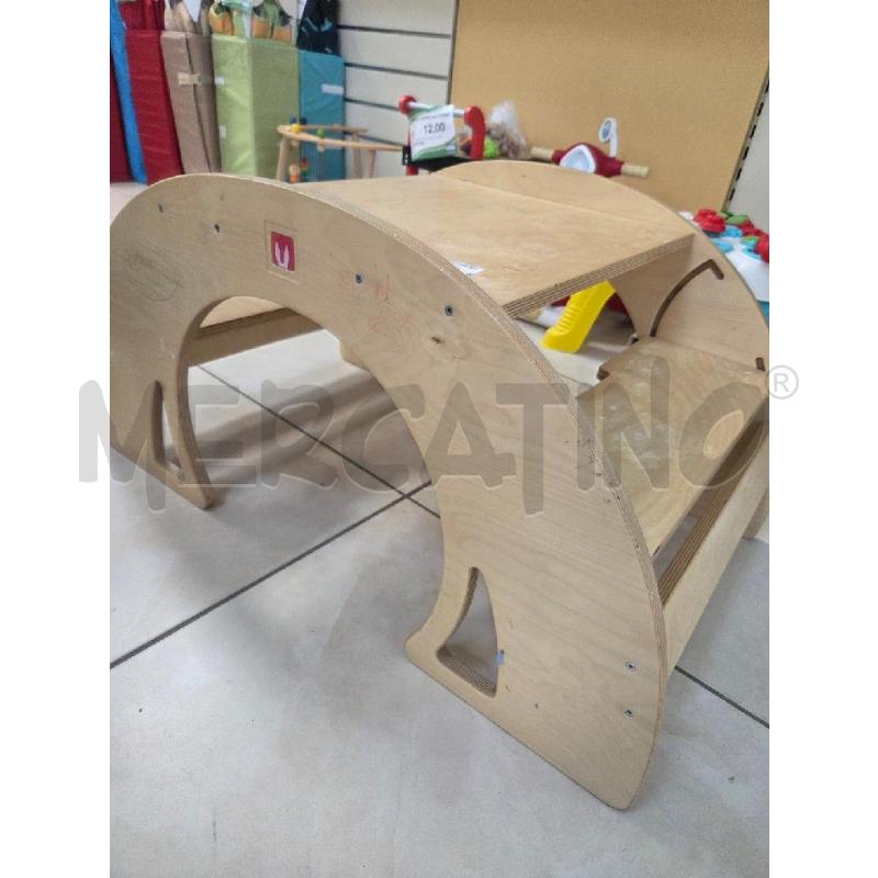 TAVOLINO BIMBO LEGNO TRASORMABILE  DONDOLO  | Mercatino dell'Usato L'aquila - loc. vetoio 1