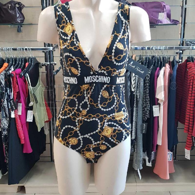 TOP MOSCHINO NERO E ORO  | Mercatino dell'Usato L'aquila - loc. vetoio 1