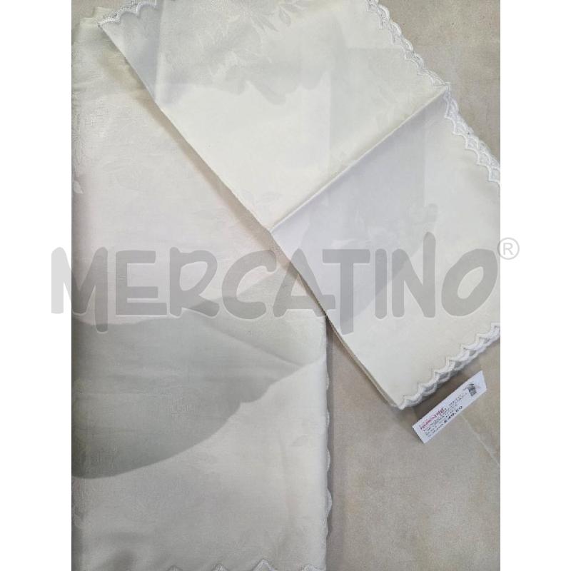 TOVAGLIA DAMASCATA COLOR CREMA 12TOVAGLIOLI | Mercatino dell'Usato L'aquila - loc. vetoio 3