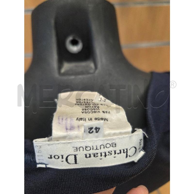 T SHIRT DONNA BLU CRISTIAN DIOR | Mercatino dell'Usato L'aquila - loc. vetoio 3