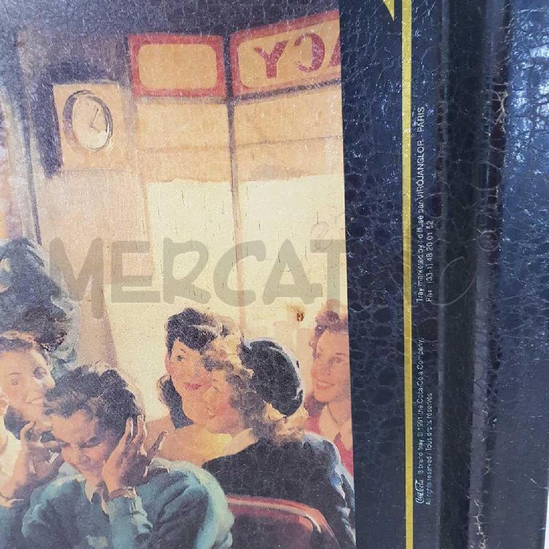 VASSOIO COCA COLA 1991 CANTANTE | Mercatino dell'Usato L'aquila - loc. vetoio 5