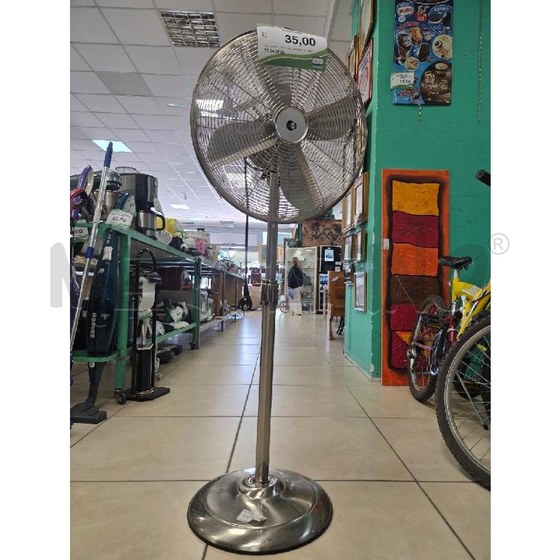 VENTILATORE CROMATO A PIANTANA | Mercatino dell'Usato L'aquila - loc. vetoio 1