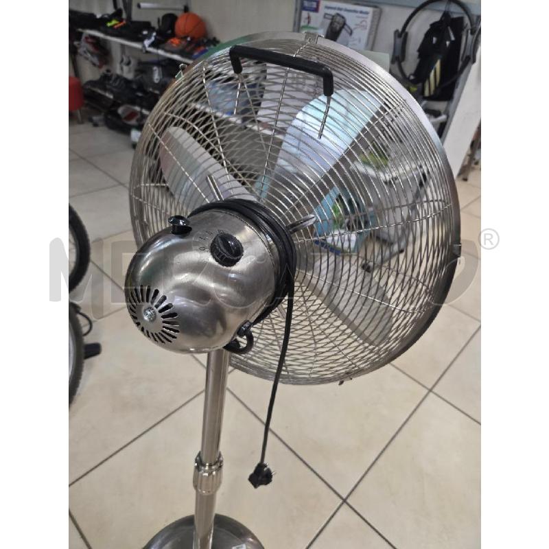 VENTILATORE CROMATO A PIANTANA | Mercatino dell'Usato L'aquila - loc. vetoio 3