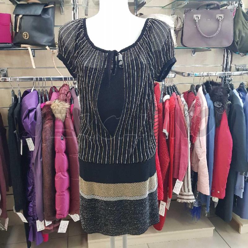 VESTITO DONNA MISSONI NERO DORATO E ARGENTO +SOTTOVESTE | Mercatino dell'Usato L'aquila - loc. vetoio 1