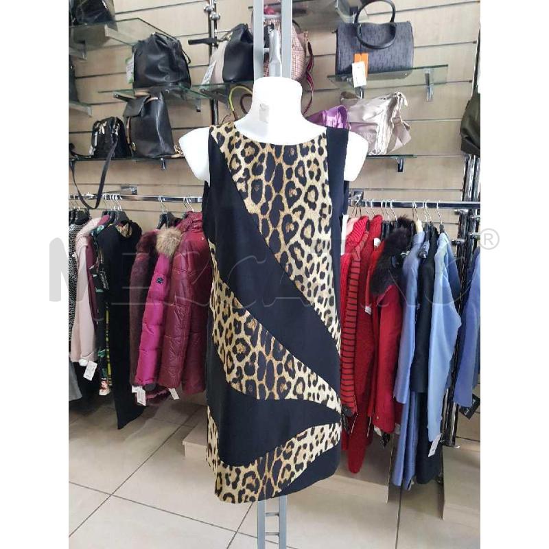 VESTITO DONNA MOSCHINO NERO E LEO  | Mercatino dell'Usato L'aquila - loc. vetoio 1