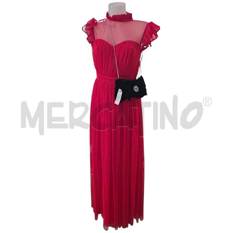 VESTITO DONNA ROSSO LUNGO ANAYA | Mercatino dell'Usato L'aquila - loc. vetoio 1