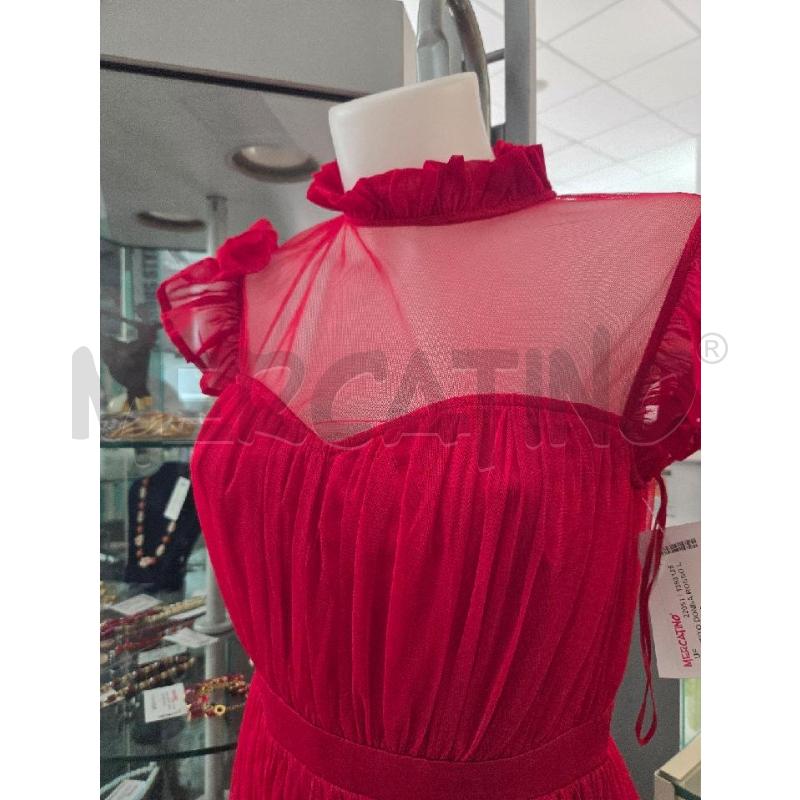 VESTITO DONNA ROSSO LUNGO ANAYA | Mercatino dell'Usato L'aquila - loc. vetoio 2