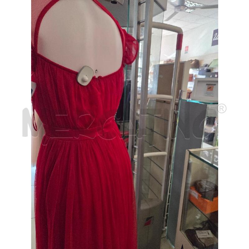 VESTITO DONNA ROSSO LUNGO ANAYA | Mercatino dell'Usato L'aquila - loc. vetoio 3