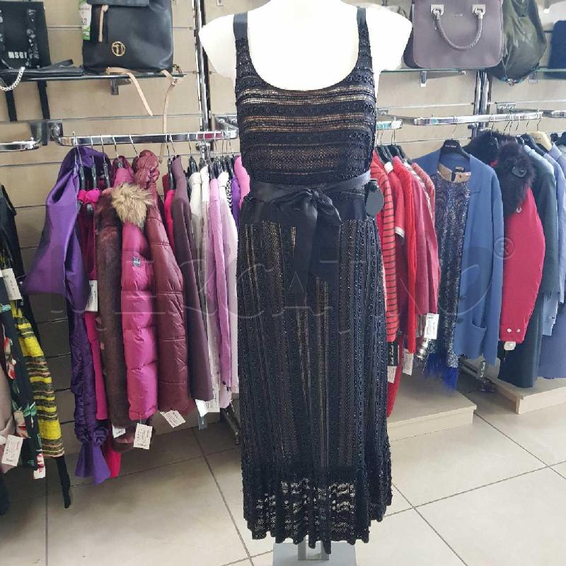 VESTITO DONNA VESTITO CON PERLINE FONDO NUDE  | Mercatino dell'Usato L'aquila - loc. vetoio 1