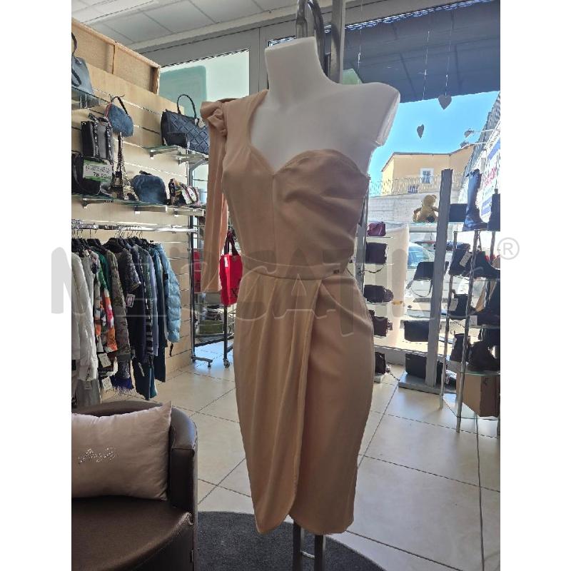 VESTITO DONNA  ROSA NUDE MONOSPALLA ELISABETTA FRANCHI  | Mercatino dell'Usato L'aquila - loc. vetoio 1