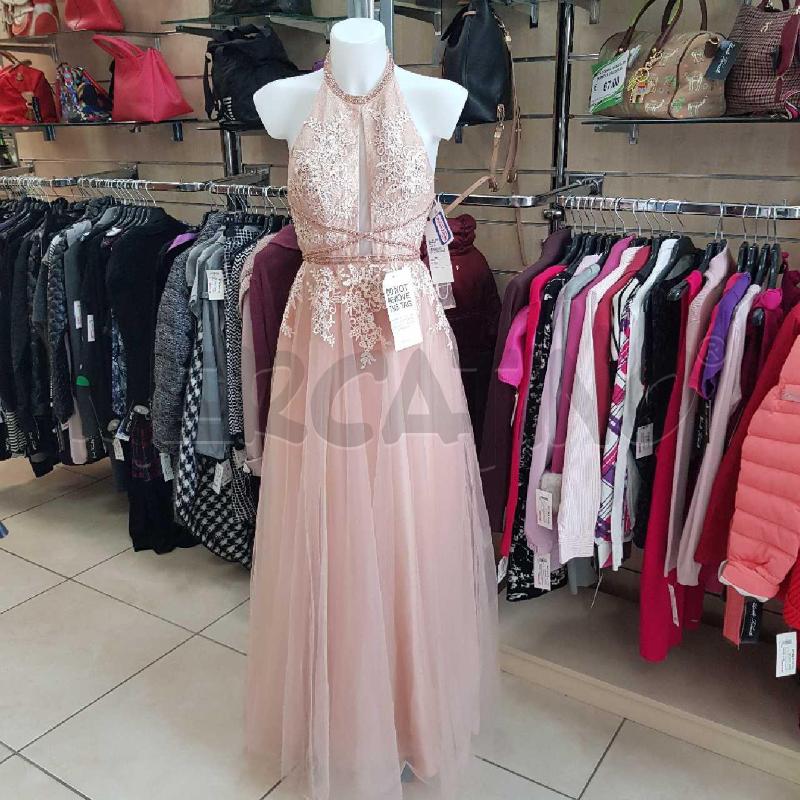 VESTITO ROSA LUXUAR PERLINE LÒUNGO CON VELO | Mercatino dell'Usato L'aquila - loc. vetoio 1